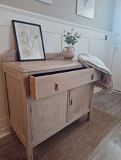 Vintage oak washstand - , with