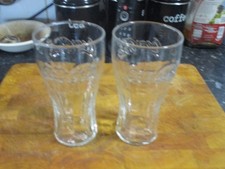 2 coca cola 16oz glasses