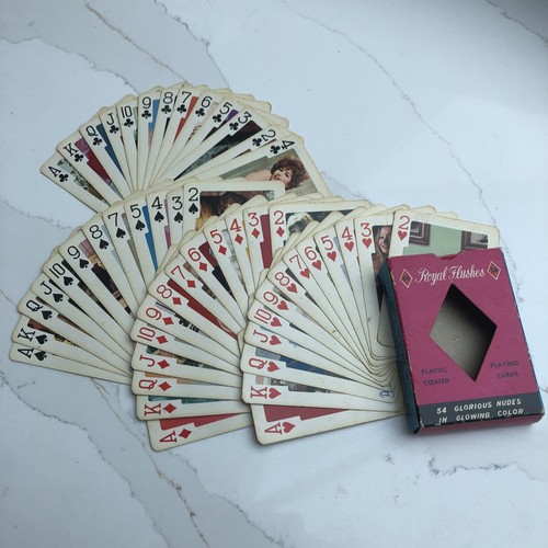 Royal flushes vintage playing - royal,