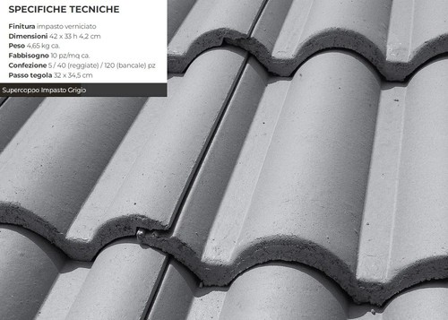 Roof concrete tiles tegolaia - roof,