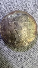 1910-1935 King George V Official Silver Jubilee .925 Commemorative Medal- 15.8g