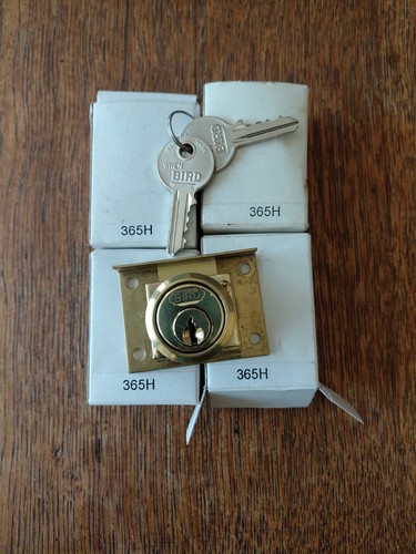 Joblot four brass drawer - of,