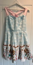 Hell Bunny Christmas Gingerbread Dress - Size M
