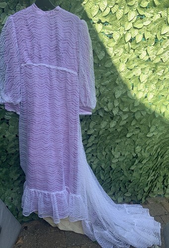Vintage wedding dress lilac - vintage,