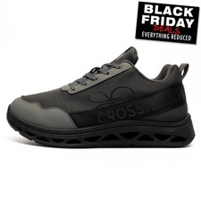 Crosshatch Jesmond Mens Trainers Casual Everyday Fashion Sneakers Grey