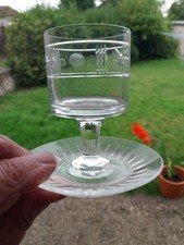 ART DECO CUT GLASS CIGARETTE HOLDER