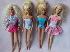 Vintage Barbie Bundle!, 4 dolls, jacket with flashing lights!