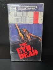 The Evil Dead VHS Original 80s Release Shrink/Sticker/Case EX HBO Cannon