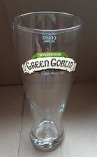 Wychwood Brewery new Green Goblin Oak Aged Cider tall pint glass hobgoblin
