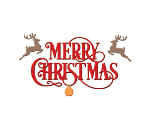Merry christmas metal - merry, die