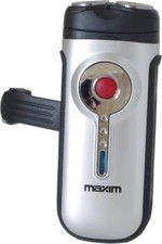 MAXIM Hand Crank Wind Up Dual Head Eco Power Shaver Travel Camping Holiday New