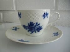 Cup & Saucer Schuman Arzberg Blue Roses Bavaria Germany Vintage
