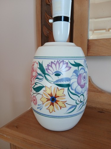 Poole pottery lamp base - poole,