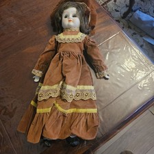 Vintage Porcelain Doll Girl