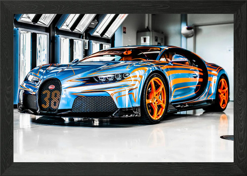 Bugatti framed wall art - wall, poster