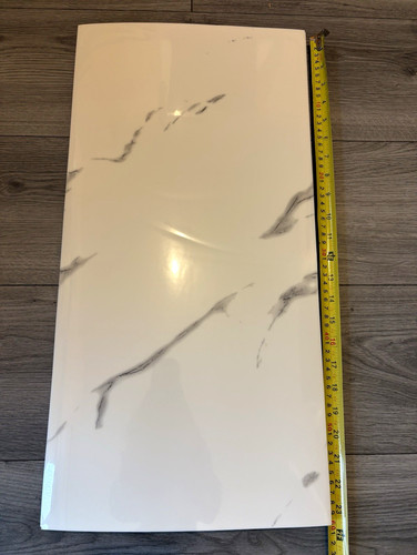 White grey marble - white/grey, marble-effect