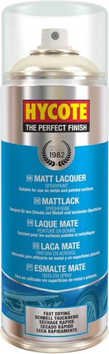 Hycote matt lacquer spray - lacquer,