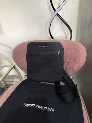 Emporio armani black - emporio, messenger