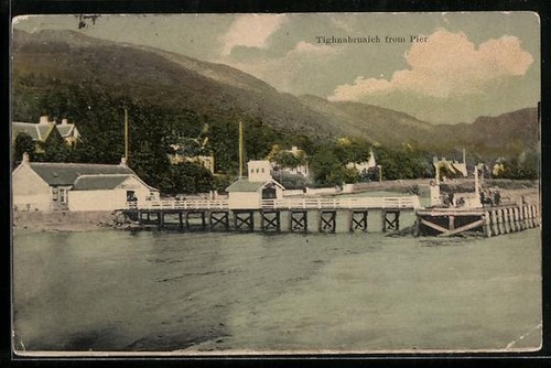 Postcard tighnabruaich view - postcard, tighnabruaich,