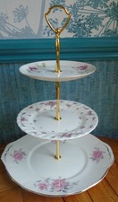 SALE ! 3 tier china cake stand