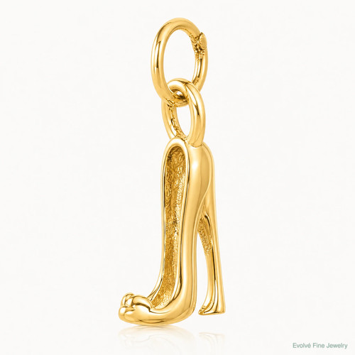 14k yellow gold high - gold, heel