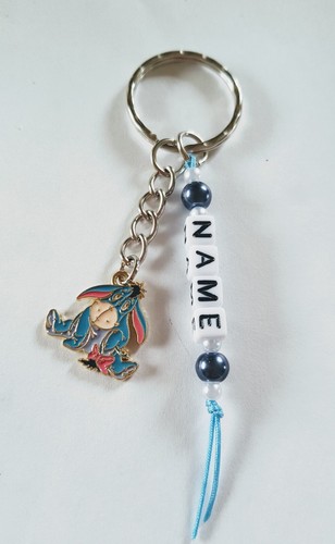 Personalised eeyore keyring - eeyore,