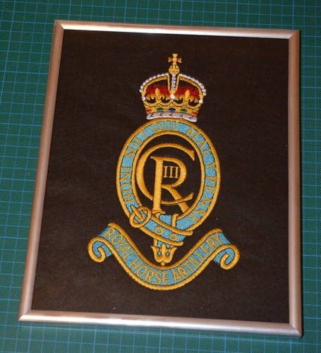 Military badges embroidered - badges, on