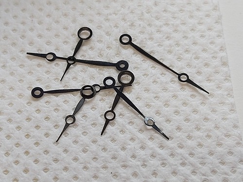 Breguet hands black long - -,