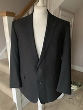 Men's Blazer Jacket Alfred Brown 46R 100% Worsted Wool Leadenhall Suit Co London