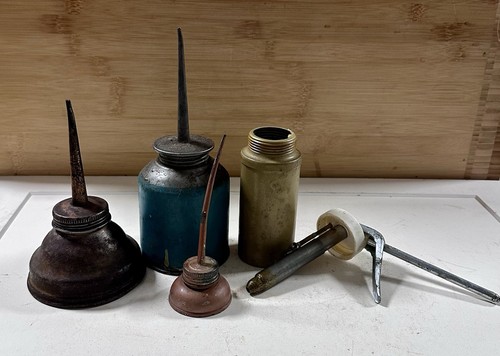 Antique thumb pump - pump, can