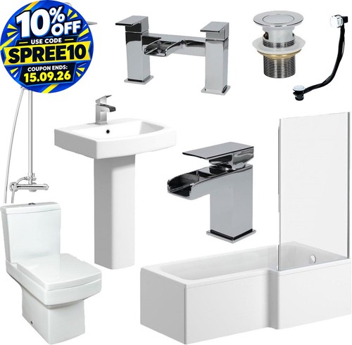 Bathroom bath shaped - bathroom, rh