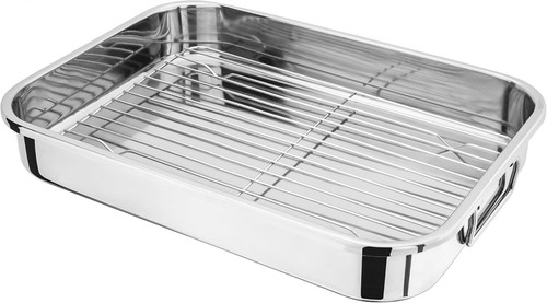 Large stainless steel roasting - stainless,