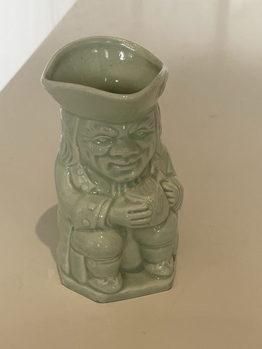 Vintage glazed mini toby jug - mini,