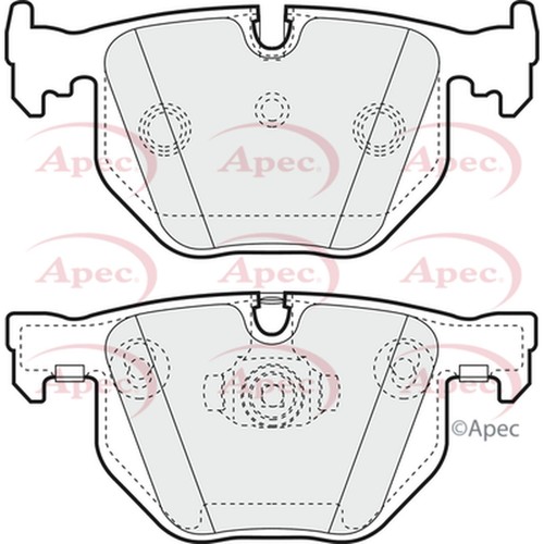 Brake pads set - brake, bmw