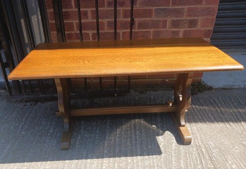 Old charm oak coffee - old, table.