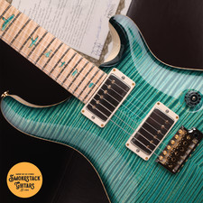 PRS 2016 Private Stock Custom 24 Bahama Blue Smoked Burst & Swamp Ash Back MINT
