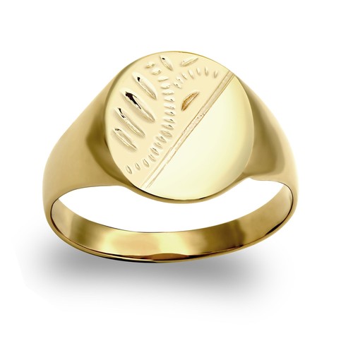 Mens solid 9ct - solid, gold