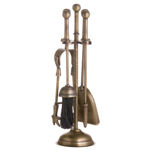 Ball topped companion set - ball,