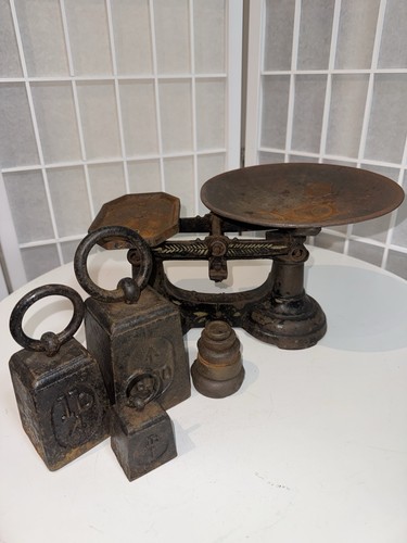 Antique english weighing - english,