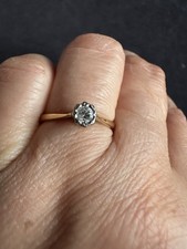 Vintage 18k&plat Mark 18k Gold