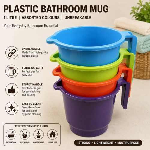 Plastic mug bathroom - mug, 1