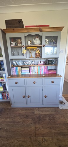 Grey painted wooden - grey,