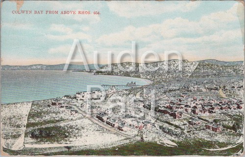Colwyn bay from above - above, rhos