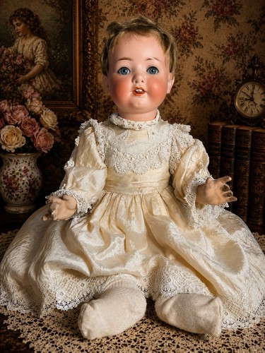 Adorable antique german - adorable, bisque