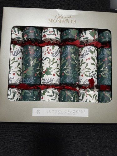 Luxury christmas crackers - crackers, 6