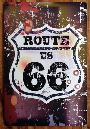 Retro american vintage route - retro,