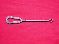 Vintage BUTTON HOOK, metal, 14
