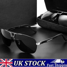 Men's HD Polarized PL Sunglasses With Box Classic Driving Police Glasses Gifts