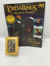 Eaglemoss Lord Of The Rings Lead Figure & Mag #98 Frodo And Sam In Mordor