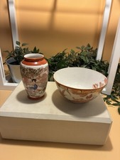Japanese satsuma kutani vase - satsuma,